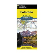 National Geographic Guide Map Colorado: Road Map &amp; Guide National Geographic Map - £8.66 GBP