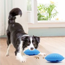 Dog Interactive Toy,Training Treat Feeder Puzzle Treat Toy,Blue Color - £8.18 GBP