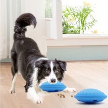 Dog Interactive Toy,Training Treat Feeder Puzzle Treat Toy,Blue Color - £7.76 GBP