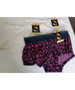 3  Maidenform Fabulous fit lace trimmed Boyshorts Size 6 floral print/ p... - $19.75