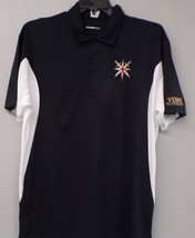 Vegas Golden Knights Secondary Logo Embroidered Mens Polo XS-6XL, LT-4XLT New - £20.00 GBP+