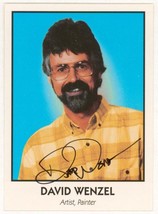 David Wenzel SIGNED Famous Comic Book Creators Eclipse Artist Card Hobbi... - $14.84