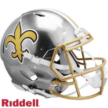 New Orleans Saints Helmet Riddell Authentic Full Size Speed Style FLASH Alternat - $6,907.43 MXN