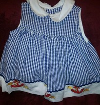 Samara  Little Girls Sleeveless Anchors&amp; Fish Dress Pattern Adorable 24 ... - £21.78 GBP