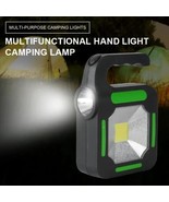 USB Rechargeable COB Work Torch Flood Lamp Solar Camping LED Light Free ... - £10.21 GBP