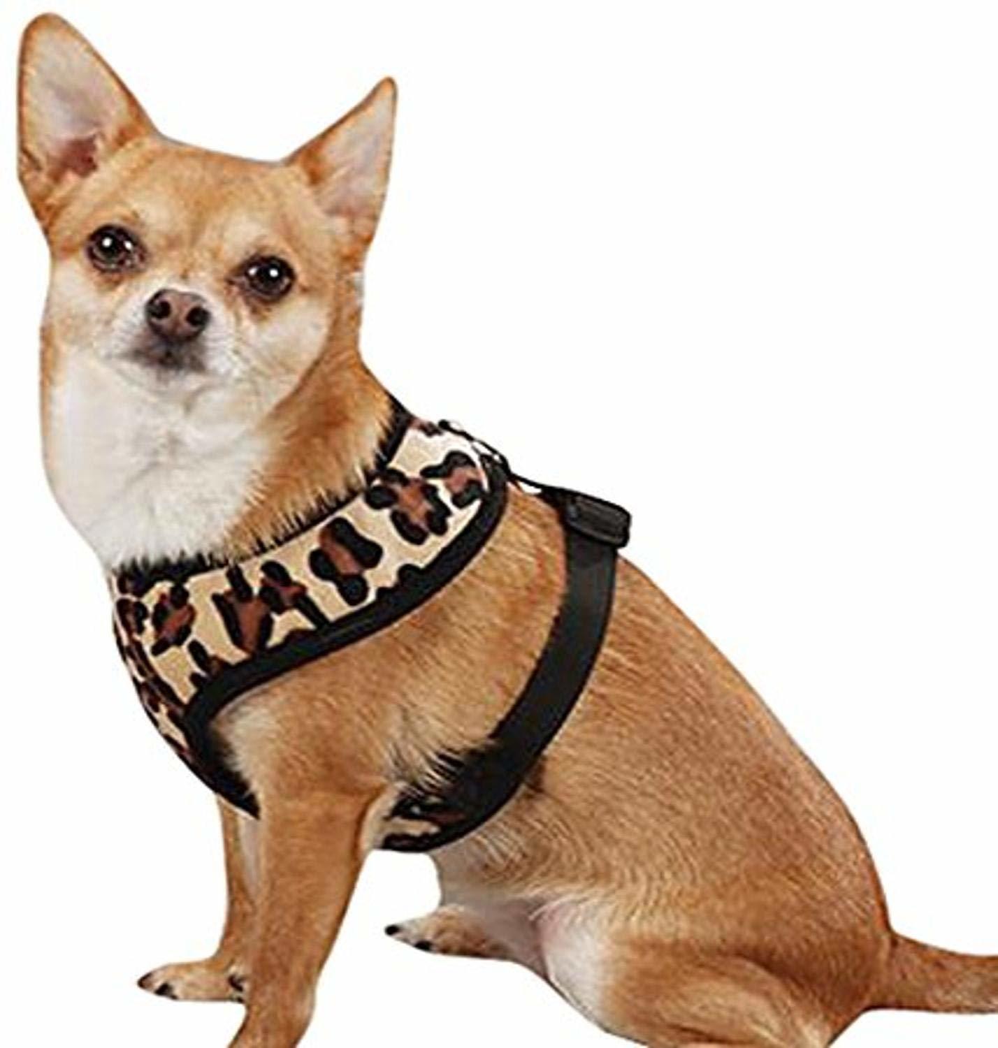 East Side Collection Polyester Plush Leopard-Print Dog Harness, Large - $23.65 - $26.50