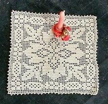 Ecri Crochet Doily, Lace Doily, Vintage Style Doily, Handmade, Crochet, ... - $49.00