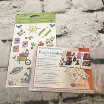 Scrapbooking Stickers Lot Pacific Garden Anne Keegan Higgins Gardening Pack - £7.74 GBP