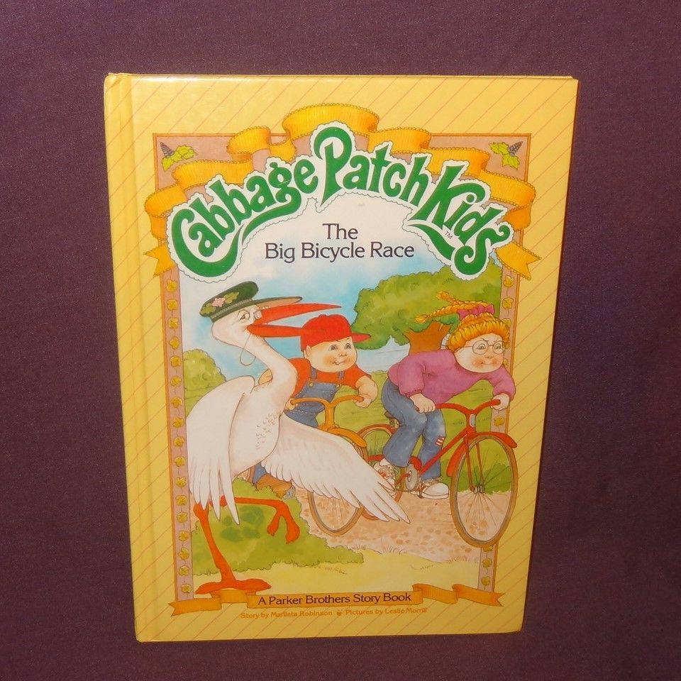 Cabbage Patch Kids Book The Big Bicycle Race 1984 Hardcover - $8.35