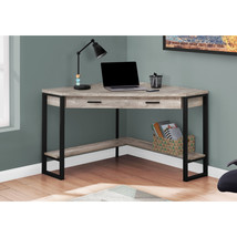 Monarch Specialties 42 in. Taupe Reclaimed Wood Corner Computer Desk - $8,490.60 MXN