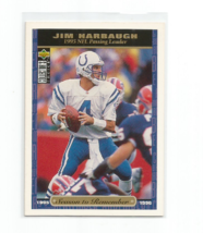 Jim Harbaugh (Indianapolis Colts) 1996 Ud Collector&#39;s Choice Card #59 - £3.91 GBP