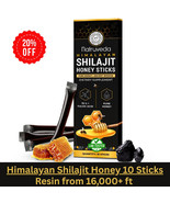 10 Pure Himalayan Shilajit Honey Sticks with Organic Honey, Naturally Sw... - $27.24 CAD