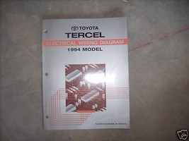 1994 Toyota Tercel Electrical Wiring Diagrams Service Manual EWD 94 EVTM - £35.51 GBP