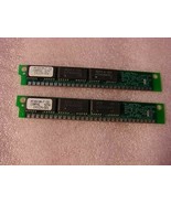 Compaq 30 pin simm memory modules 14124-01 43014 2 pcs pair - $11.43 CAD