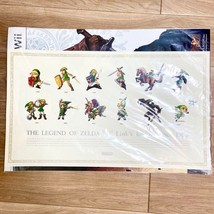 Legend of Zelda Link&#39;s History Since 1987 Lot 3 Nintendo Exclusive Poster RARE - £93.99 GBP