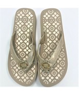 Yellow Box Sandals Women&#39;s Macai Pretty Gold Flip Flop Comfort Thong New... - £39.24 GBP