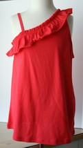 Tucker +Tate Red Tank One Shoulder with straps Girls Size Med 10/12 Nordstrom - £8.69 GBP