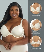 DreamFit Full Coverage Underwire Vanilla Micro Plunge Bra Size 46DDD New - $257.60 MXN