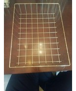 Gold Letter Tray-Paper Holder-Mail-Everything Basket-Brand New-SHIPS N 2... - $11.76