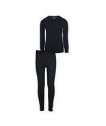 Athletic Works Black Boys Thermal Underwear Set 2-Piece New XS - £5.86 GBP