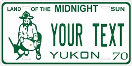 Yukon Canada 1970 License Plate Personalized Custom Car Bike Motorcycle Moped  - $10.99+