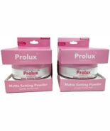 ( Lot 2 ) PROLUX Cosmetics MATTE Setting Powder w/Puff &quot;TRANSLUCENT&quot; NIB... - $20.82 CAD