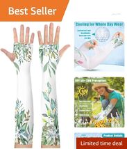 Elegant Cooling Arm Sleeves for Women - Perfect for Gardening &amp; Outdoor Fun - $19.75