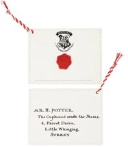 Universal Studios Harry Potter Harry&#39;s Hogwarts Acceptance Letter Ornament New - £26.24 GBP