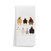 Cute Cartoon Chickens Highly Absorbent Kitchen Towels Dish Towels Dish Cloth,Fun - £17.91 GBP