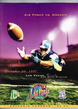 1997 Las Vegas Bowl Game Program Oregon Ducks Air Force Falcons - £73.53 GBP
