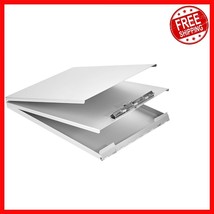 Versatile Silver Aluminum Storage Clipboard 12.5&quot; x 9&quot; with Low-Profile ... - $649.39 MXN