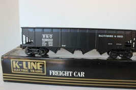 Vintage K-LINE Trains 623-1092- Baltimore &amp; Ohio Diecast HOPPER- 0/027- Ln - D1B - £35.16 GBP