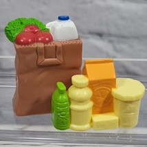 Fisher Price Loving Family Dollhouse Kitchen Grocery Bag Groceries Food ... - $11.88