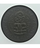 1941 Nouvelle-Zélande 1/2 Penny (UNC) Hors-Circulation État - $91.95 CAD
