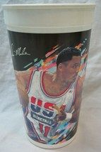 1992 Olympics Usa Basketball Dream Team Karl Malone 6&quot; Plastic Cup Mc Donald&#39;s - £11.87 GBP