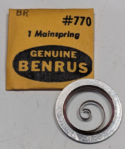 Vintage NOS Benrus Model BR Wrist Watch Mainspring Part # 770 - £8.55 GBP