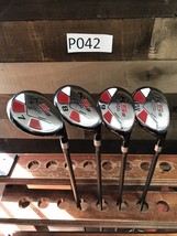 Majek Golf Clubs Hybrid Iron Set 7 8 9 PW Taylor Fit Graphite Shaft Seni... - $284.15