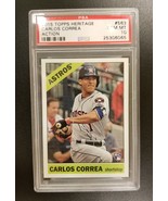 Carlos Correa 2015 Topps Heritage Action Variation SP Rookie RC PSA 10 Astros - $124.99