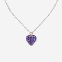 Handmade Czech Crystal Purple Necklace - Lavender Serenade - £47.17 GBP