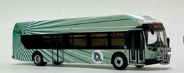 New Flyer Xcelsior bus XN40 Detroit DDOT 1:87/HO  Scale  Iconic Replicas... - $52.42