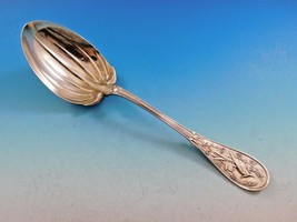 Japanese by Tiffany and Co. Sterling Silver Berry Spoon with Ribbed Bowl 8 7/8&quot; - £980.23 GBP