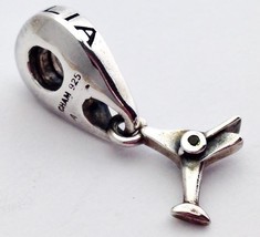 Authentic Chamilia Sterling Silver Retired Hanging Martini Bead Charm Gh... - £25.28 GBP