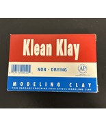 Klean Klay No. 20 Modeling Clay #20 Non Drying 16 oz / 1 lb Four 4oz Sti... - $18.66 CAD
