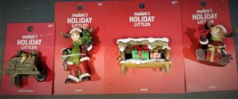 Set of 4 Makers Holiday Littles, Bench, Wheelbarrow, Standing and Sittin... - $29.69