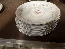 Set Of 6, Royal Swirl Fine China Saucers Japan - £11.78 GBP