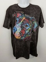 The Mountain Dean Russo Dog T-shirt Black Colorful Size S - $17.33