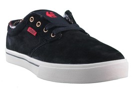 Etnies Hombre Negro/Bronceado/Rojo Piel Ante Jameson 2 Bajo Top Skate Shoes NW - £34.92 GBP