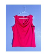Ann Taylor Sleeveless Drape Neck Blouse – Size L - €15,40 EUR