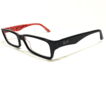 Ray-Ban Eyeglasses Frames RB5236 2479 Black Red Rectangular Full Rim 53-... - $46.53