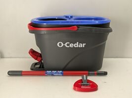 O-Cedar EasyWring RinseClean Spin Mop &amp; Bucket System -  MISSING MICROFI... - $38.71